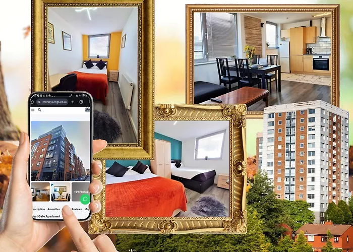 Sidemersey Livings - Central And Quiet 2-Bedroom Apartment
