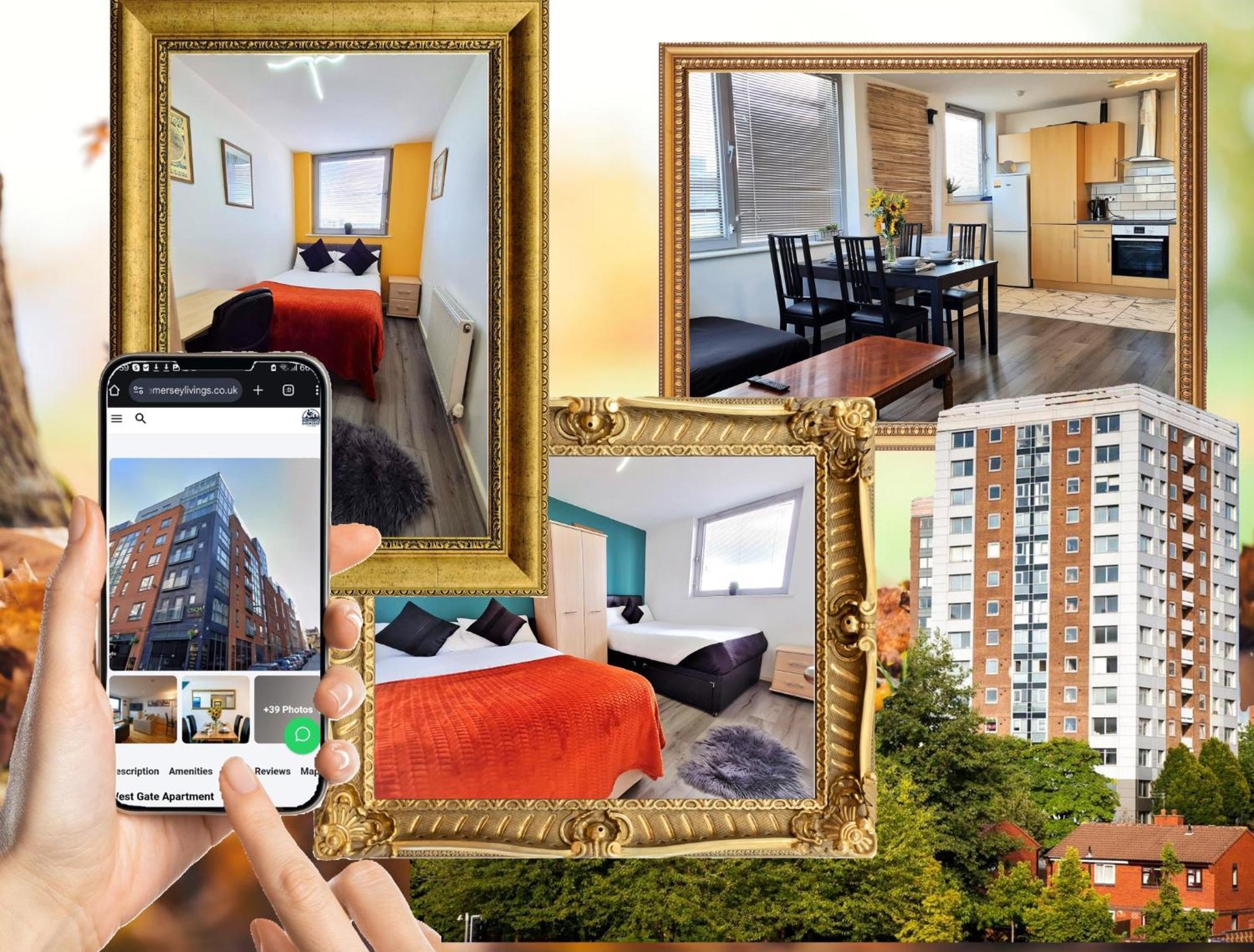 Sidemersey Livings - And Quiet 2-bedroom *